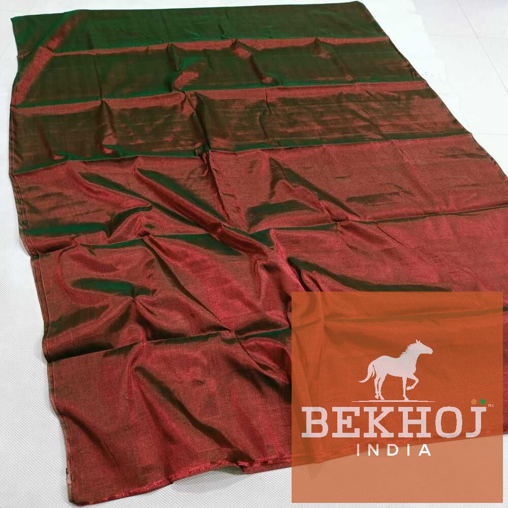 Exclusive Color Chanderi Full Tissue Zari Silk