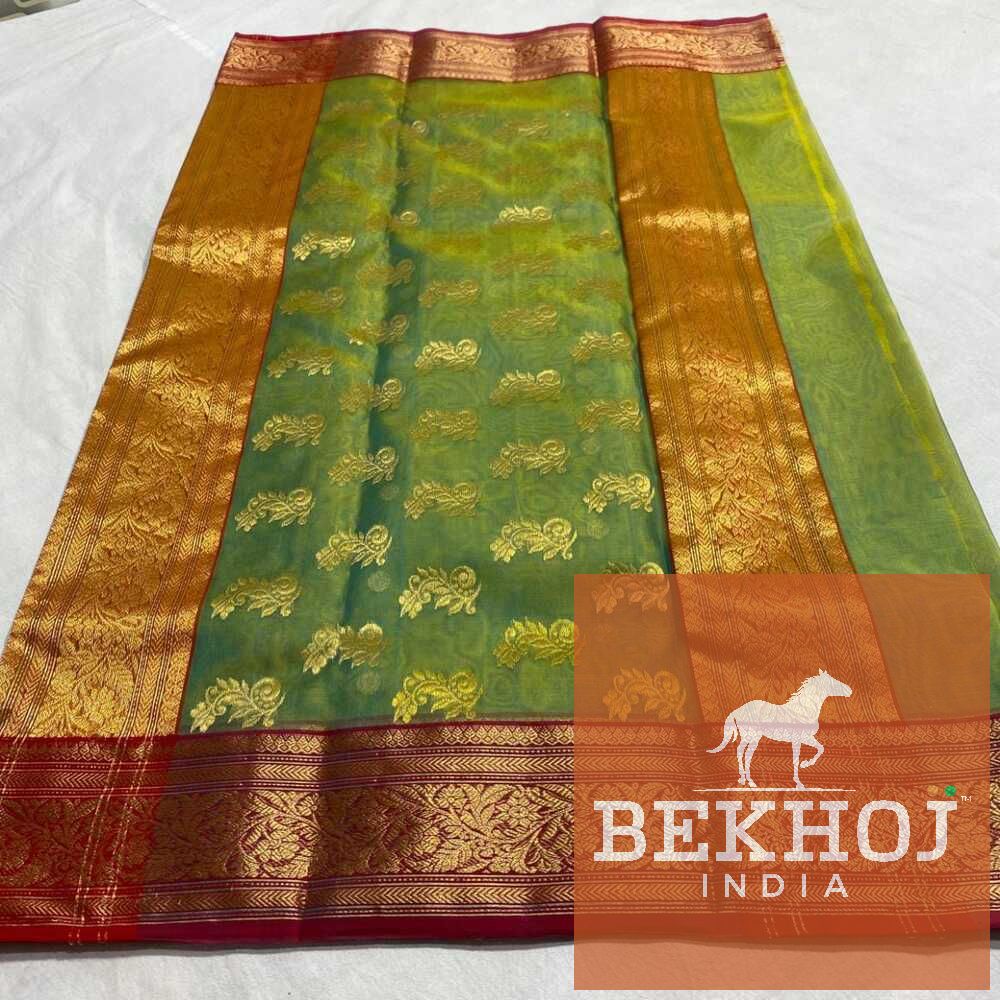 Handwoven Chanderi Katan Silk