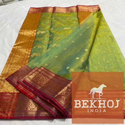 Handwoven Chanderi Katan Silk