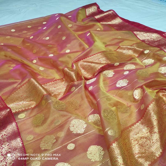 Handwoven Chanderi Katan Silk