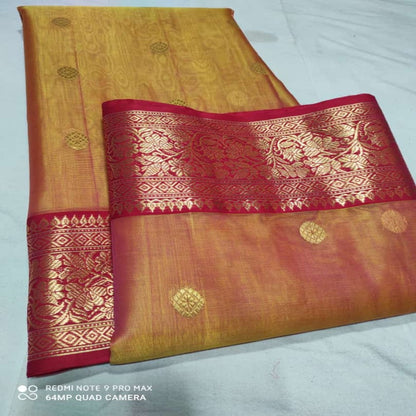 Handwoven Chanderi Katan Silk