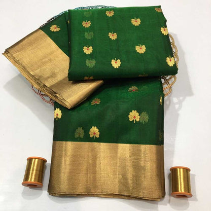 Handwoven Chanderi Katan Silk
