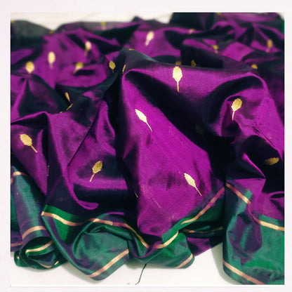 Purple Pattu Silk
