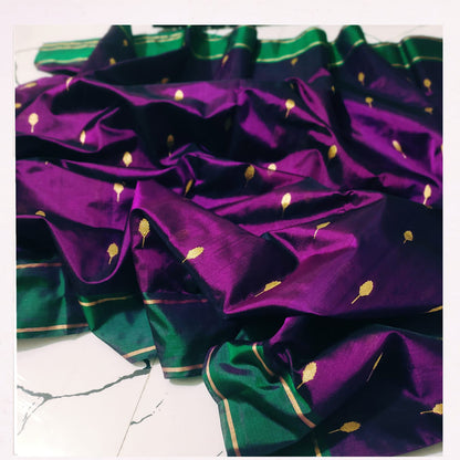 Purple Pattu Silk