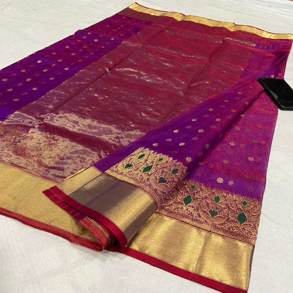 Katan Chanderi Saree
