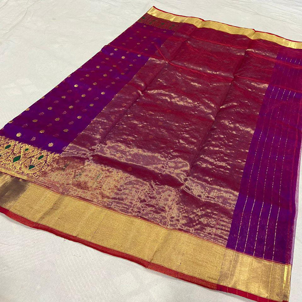 Katan Chanderi Saree