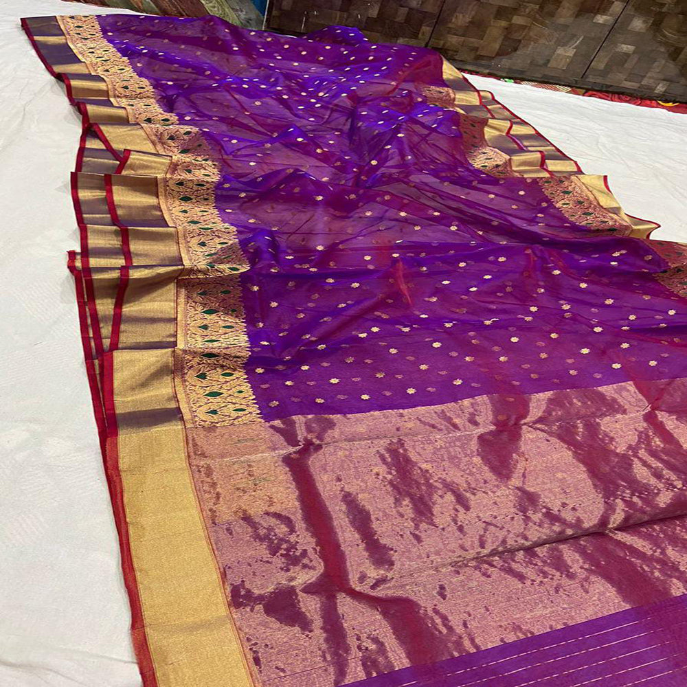 Katan Chanderi Saree