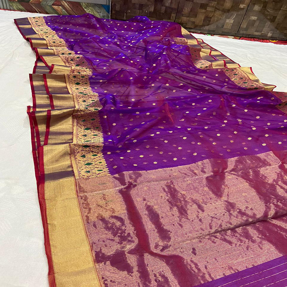 Katan Chanderi Saree