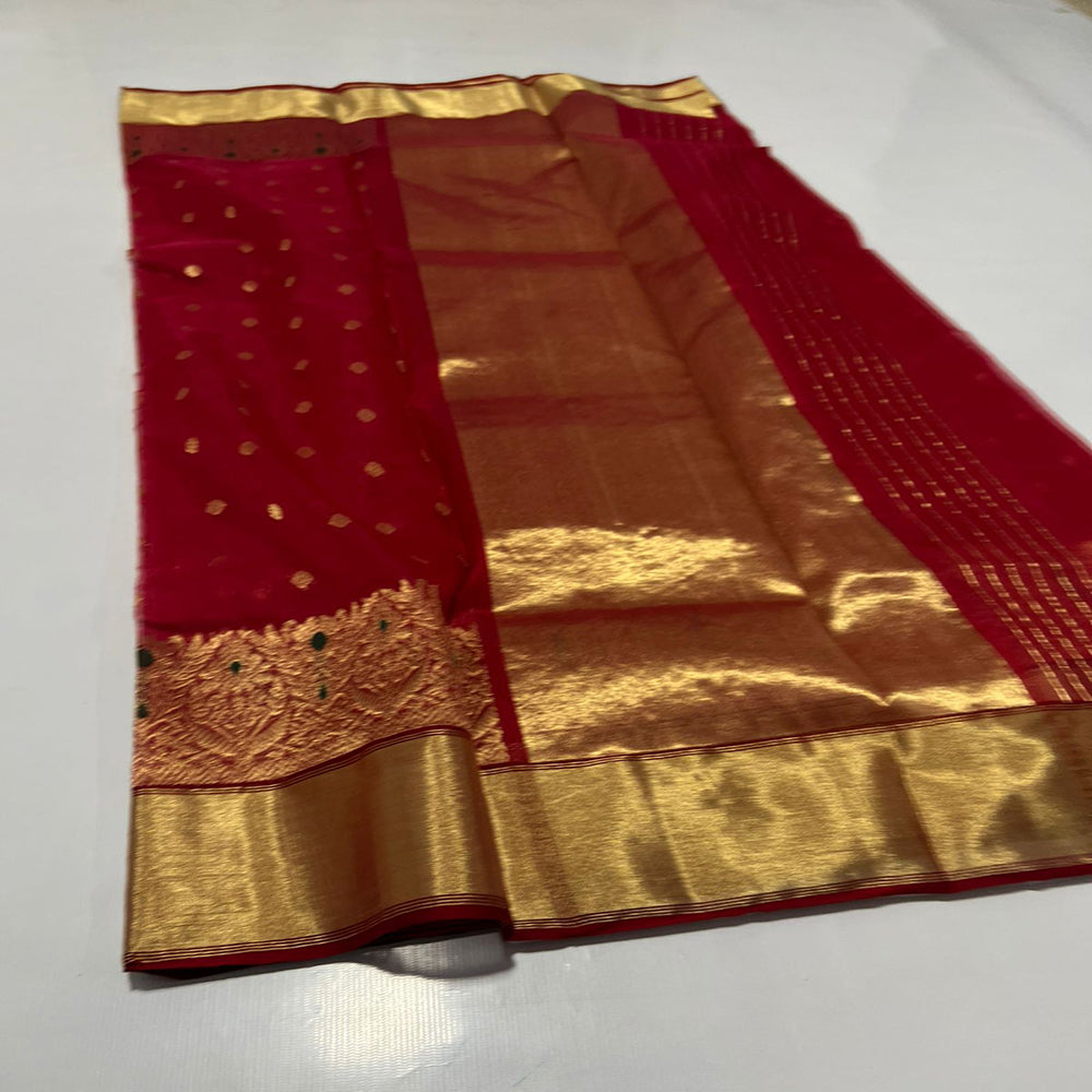 Katan Chanderi Saree