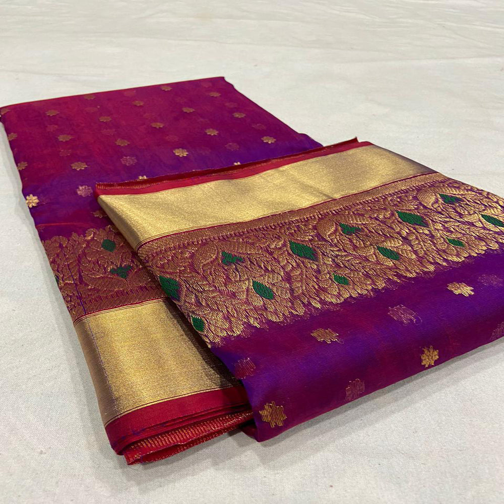Katan Chanderi Saree