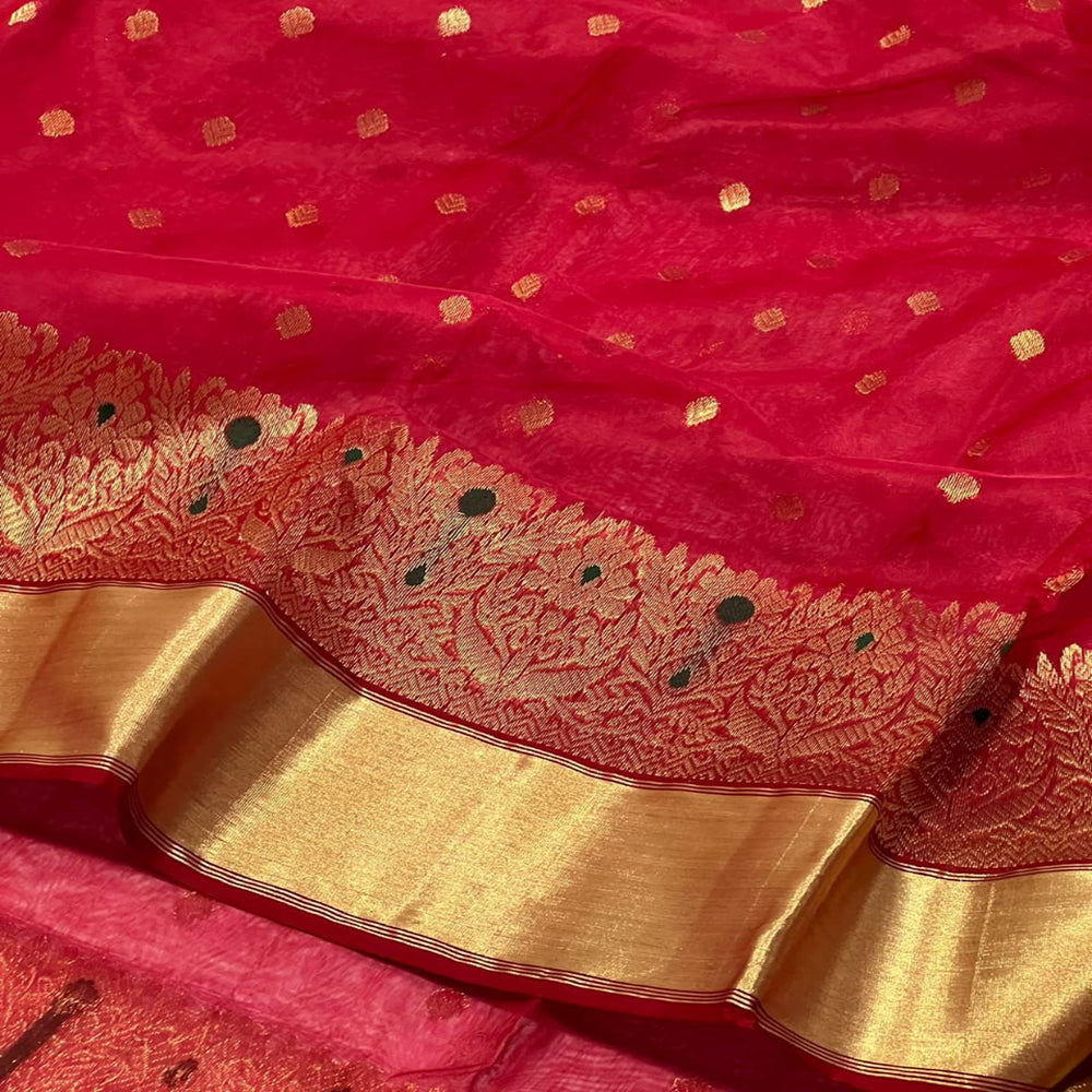 Katan Chanderi Saree