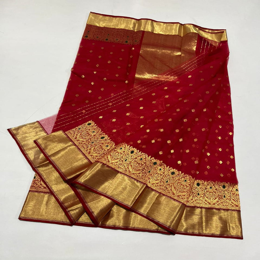Katan Chanderi Saree