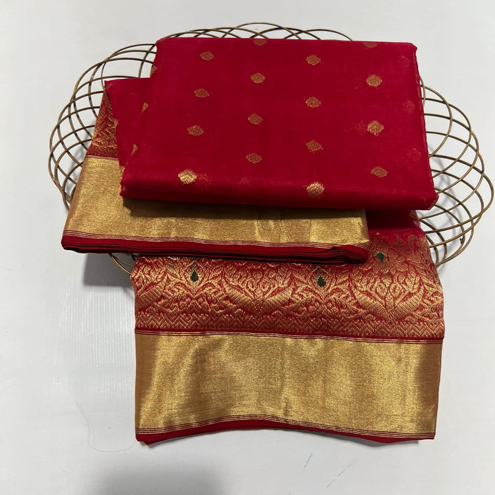 Katan Chanderi Saree