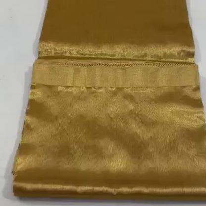 Chanderi Half Tissue Golden Zari