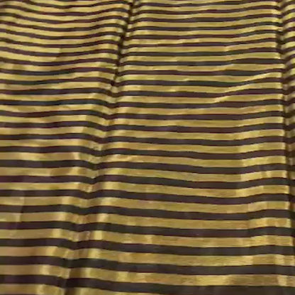 Exclusive Golden Chanderi Full Tissue Zari Silk